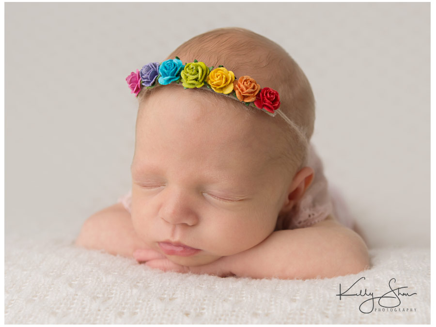 Ivy wrapped in a coloured headband